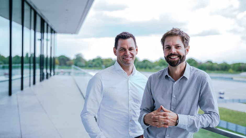 CUBE brand communications - die Geschäftsführer Frank Fichtner (links) und Dr. Michael Schilhaneck